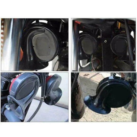 BOCINAS CARACOL 12V AUTO-MOTO-CAMIÓN SONIDO DE ALTA POTENCIA