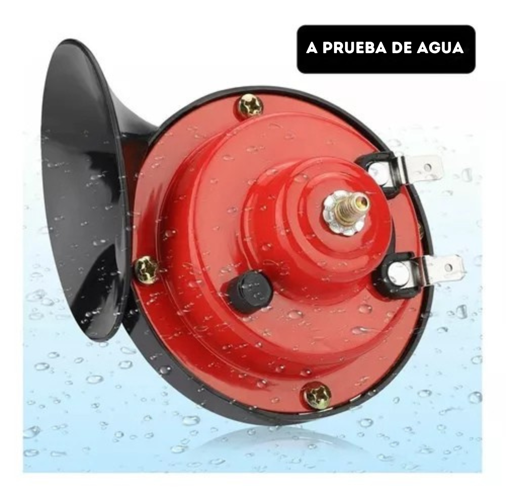 BOCINAS CARACOL 12V AUTO-MOTO-CAMIÓN SONIDO DE ALTA POTENCIA