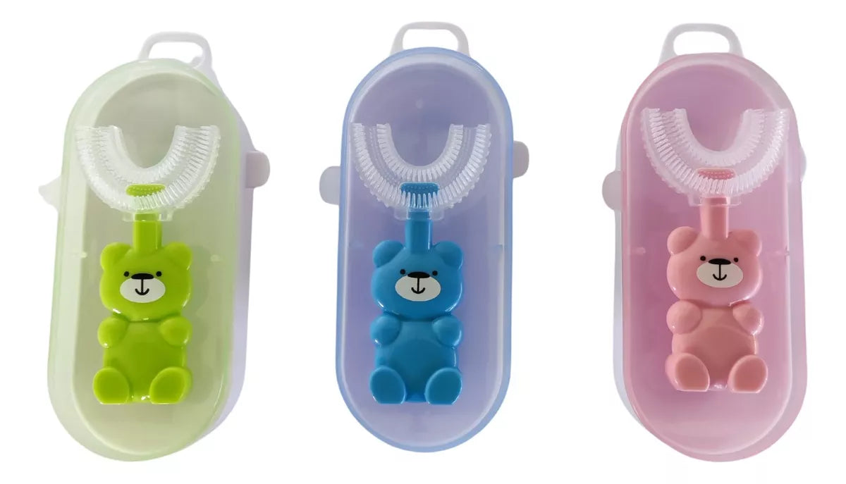3 CEPILLOS  DE DIENTES EN U PARA BEBE O NIÑOS