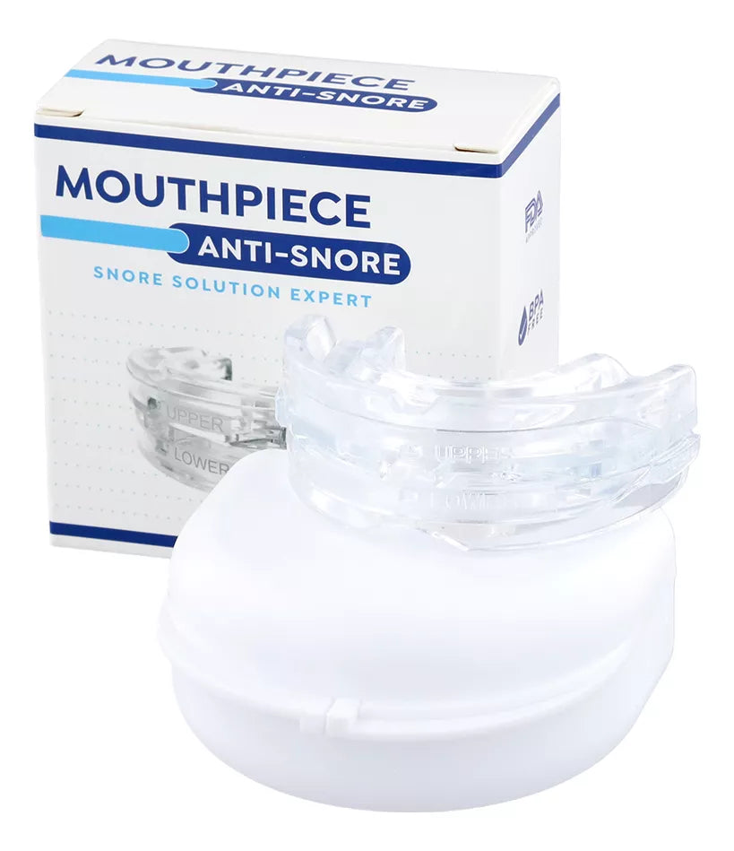 2 PROTECTORES BUCAL ANTIRONQUIDOS Y ANTIBRUXISMO AJUSTABLE