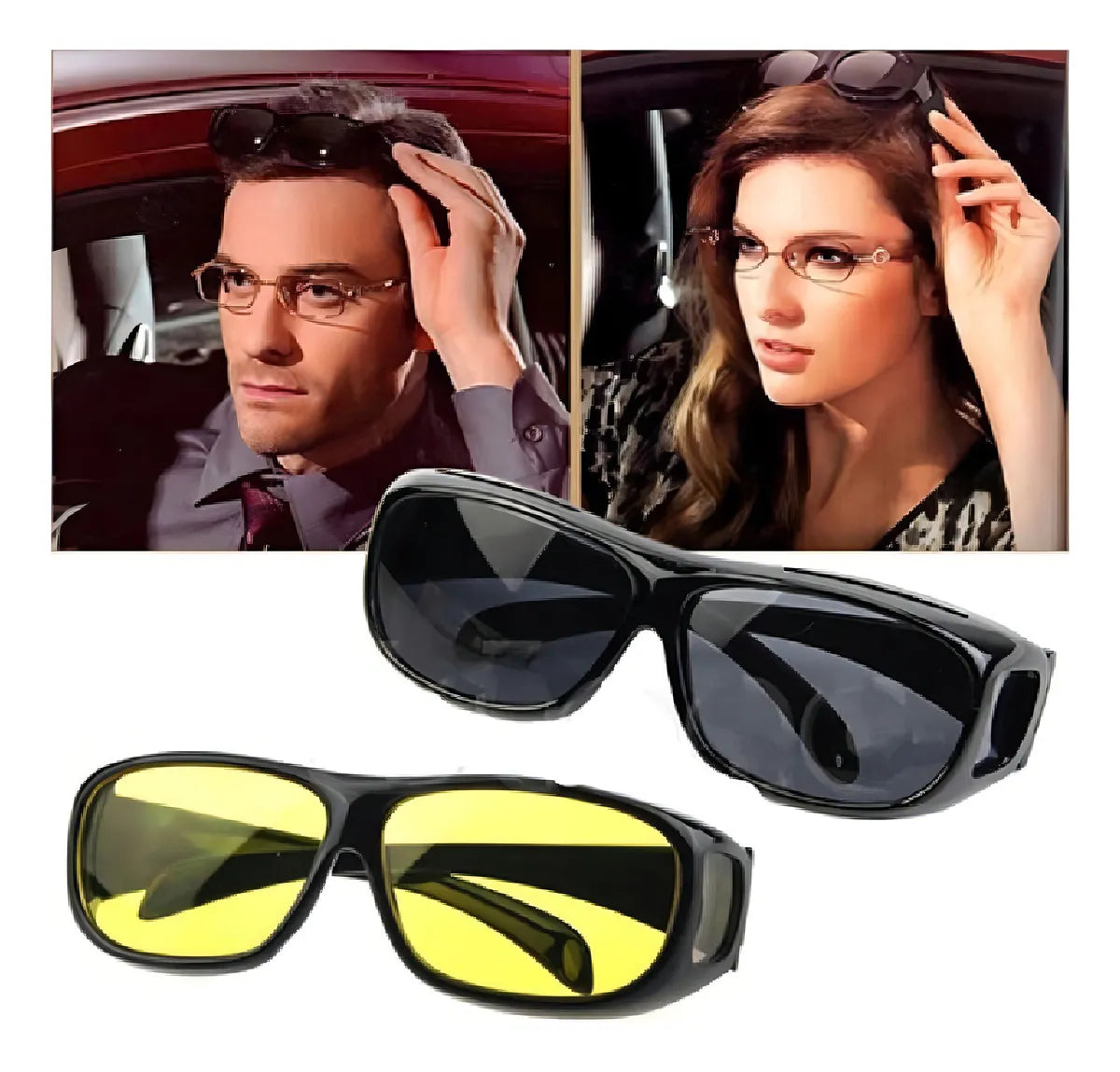 2 GAFAS DE CONDUCCIÓN HD VISION PRO