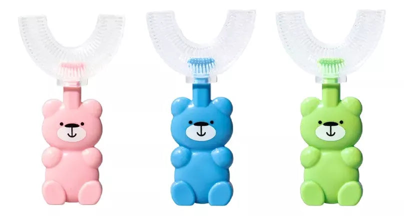 3 CEPILLOS  DE DIENTES EN U PARA BEBE O NIÑOS