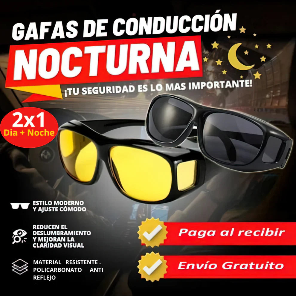 2 GAFAS DE CONDUCCIÓN HD VISION PRO
