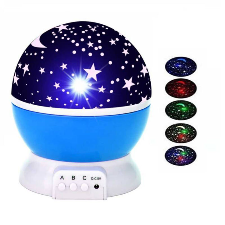 LAMPARA ESTELAR GIRATORIA – LUCES MÁGICAS Y PROYECCIÓN DE ESTRELLAS